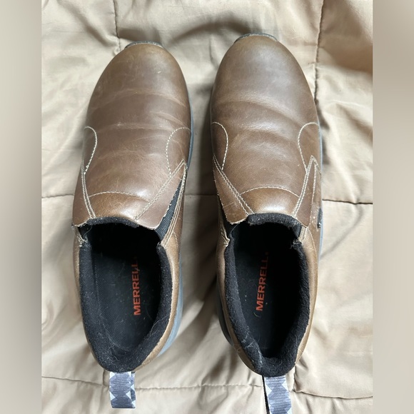 Merrell Jungle Moc Waterproof Arctic Grip - US 10 - Boulder color leather - Picture 3 of 5